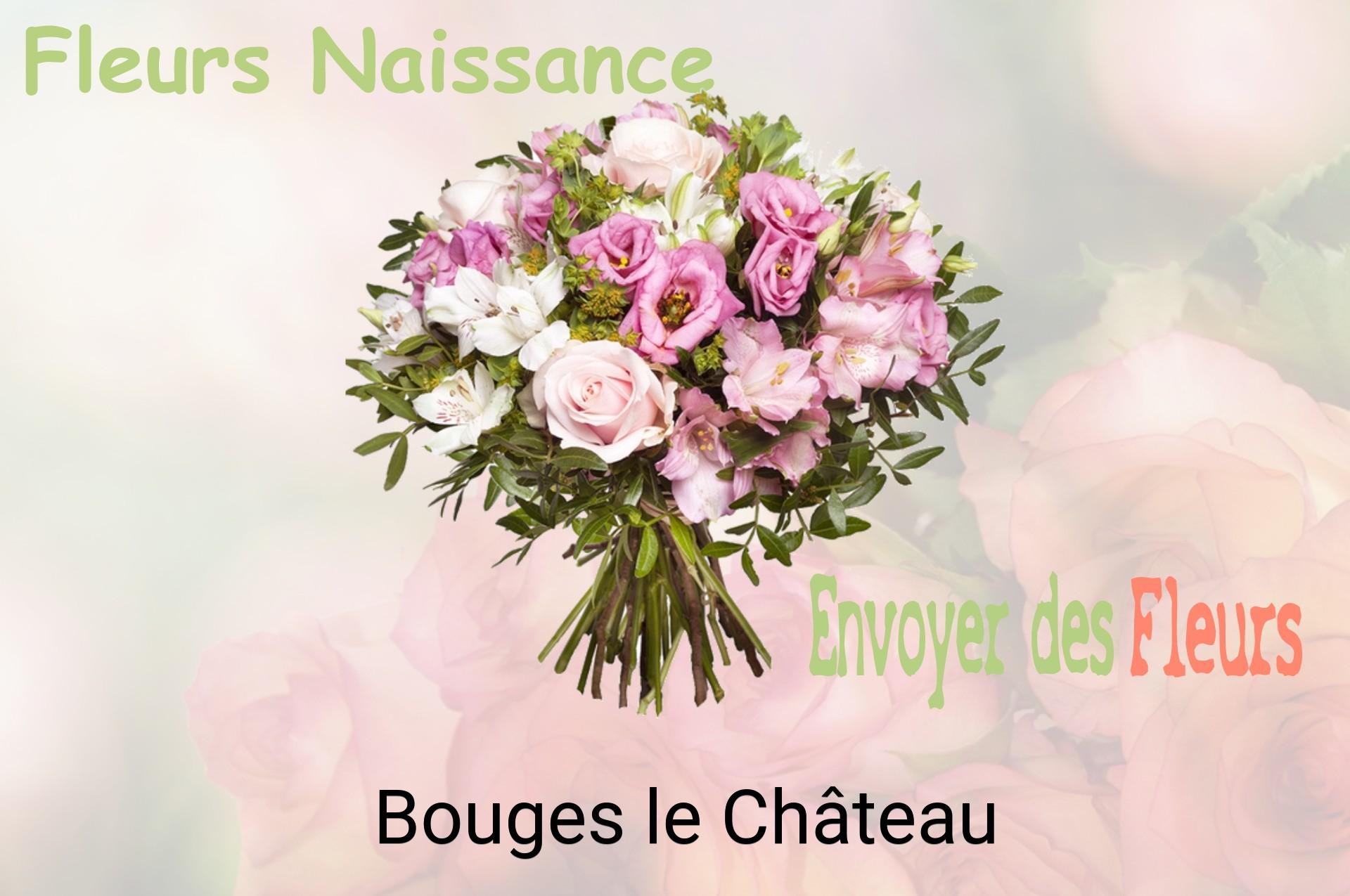 Bouquet de fleurs de naissance livré à Bouges-le-Château