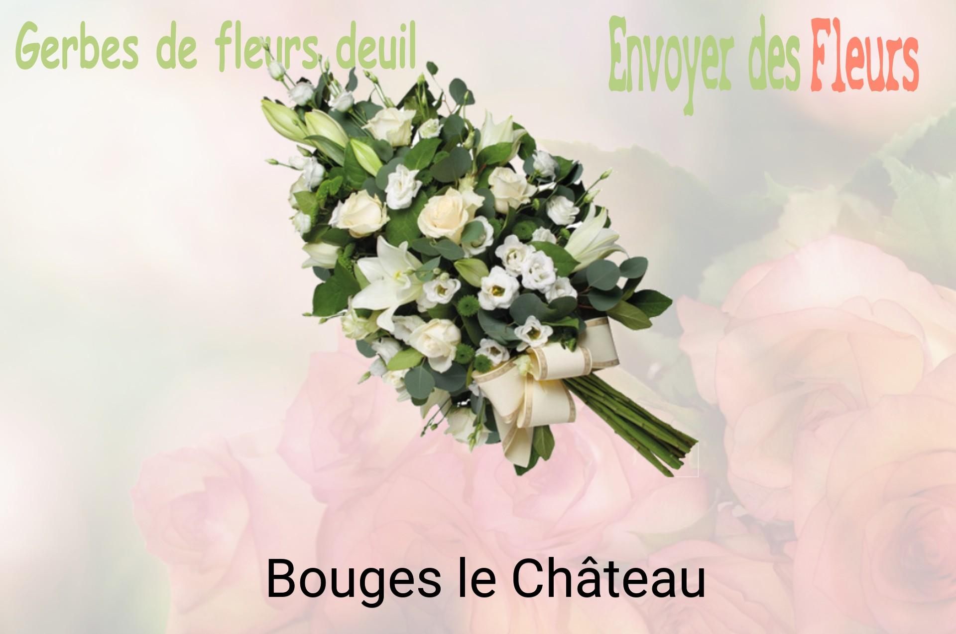 Gerbe de fleurs de deuil livrée à Bouges-le-Château
